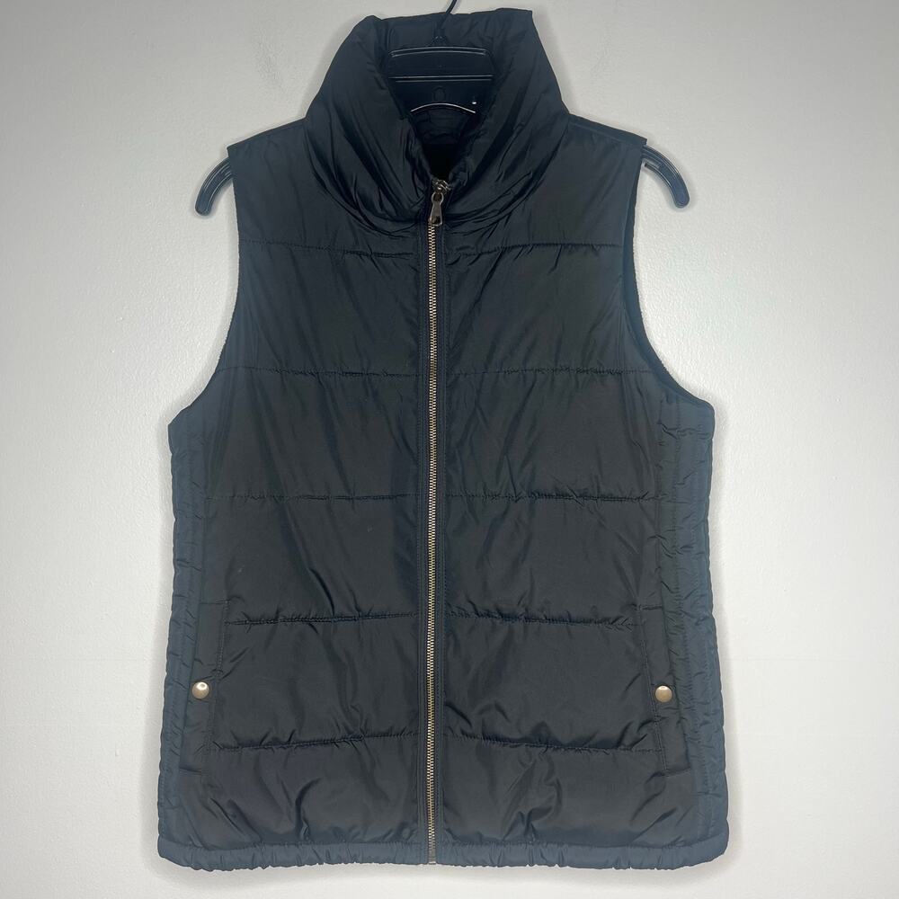 Old Navy Women’s Black Puffer Vest Sz Small Outdoors Fall Gorpcore Layers